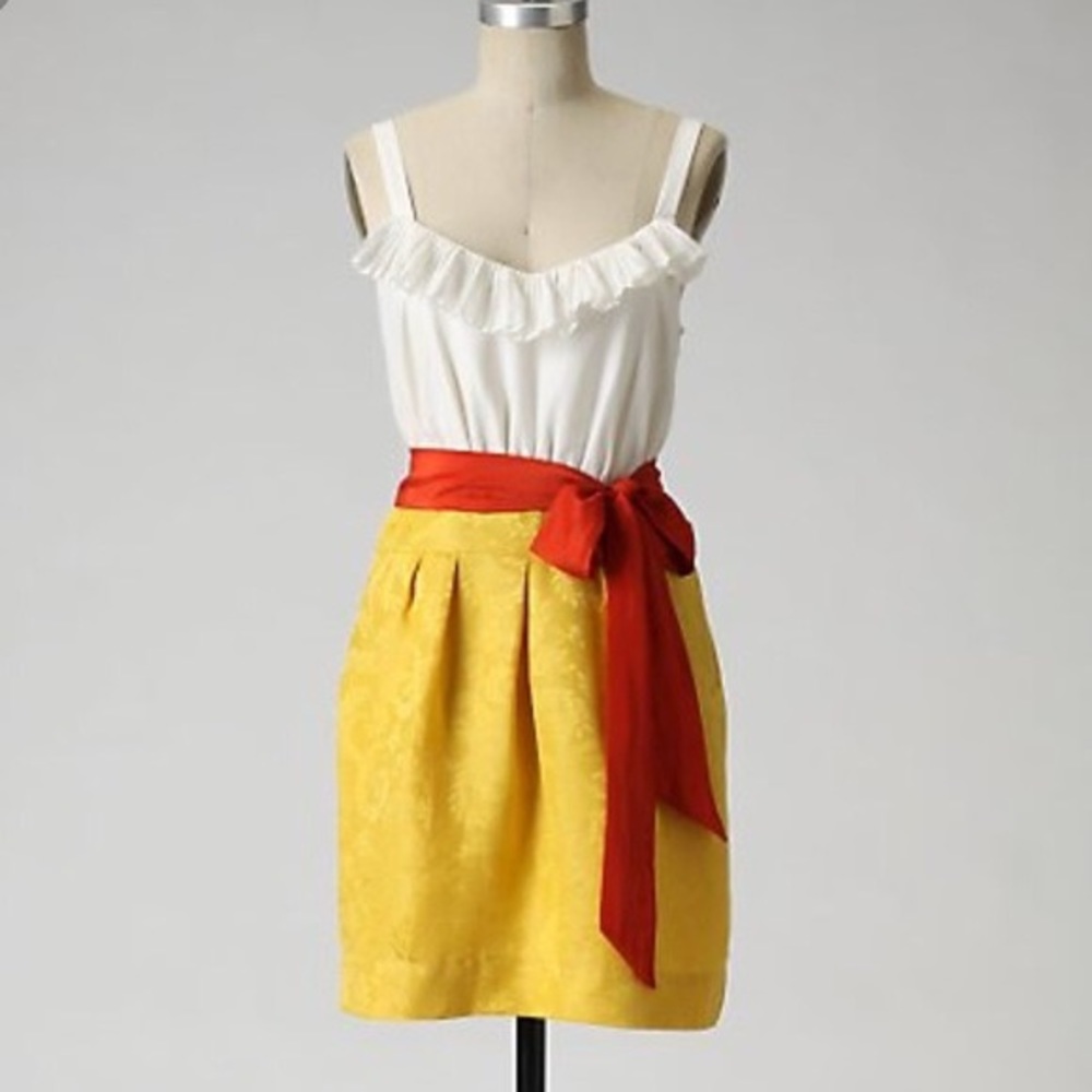 NWT Anthropologie Moulinette Soeurs Fields of Gold Dress, 6